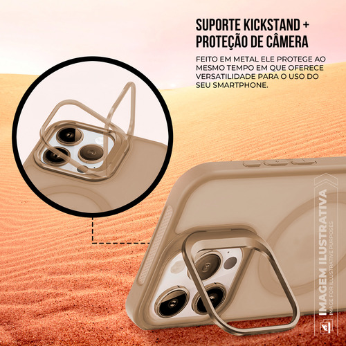 Capa Case Magsafe Titanium Desert iPhone 16 Pro Max Gshield