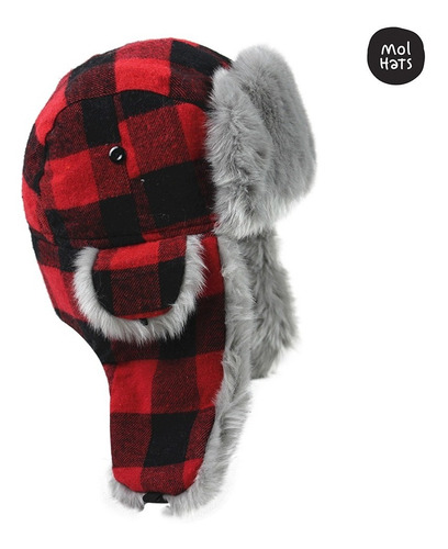 Imagen 5 de 9 de Gorro Nieve Ski Snow Alto Frío Aviador Outdoors Ruso Orejera