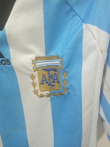 Camiseta De Futbol Seleccion Argentina 1998 Ver (Usado)