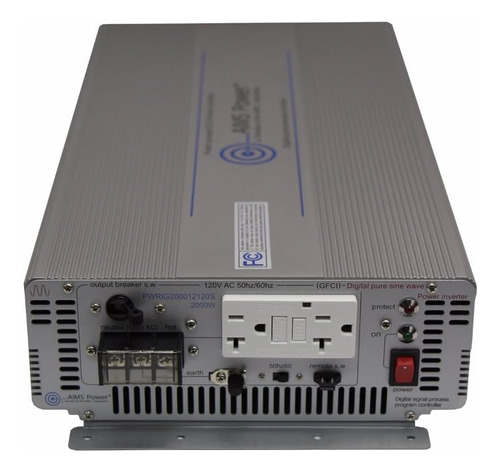 Inversor De Potencia Aims Power, 12 V A 120v, 2000w A 4000 W