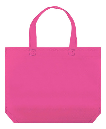 Bolsas Tnt (3 Unidades) 45x50x12cm Con Asa Color Fucsia