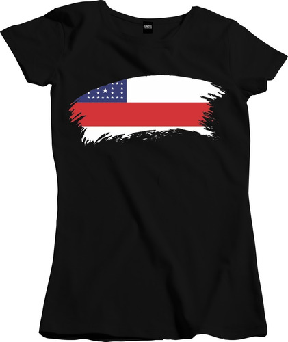 Camisa Feminina Bandeira Estado Amazonas