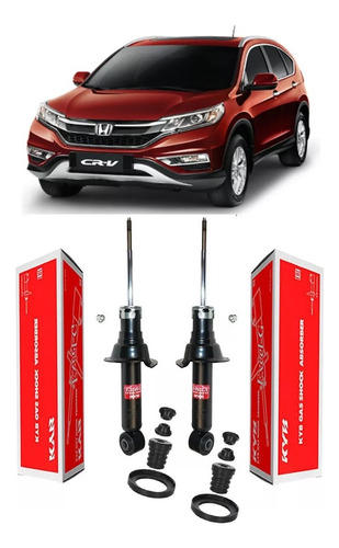 Par Amortecedor Traseiro Honda Crv 2012 2013 2014 C/kits