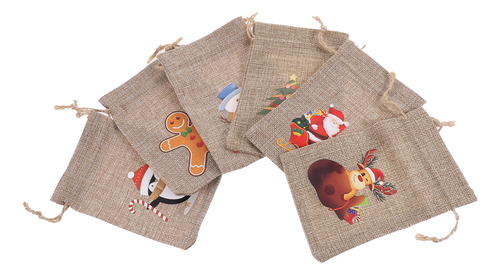 Juego De Bolsas Con Cordón Para Regalo De Dibujos Animados,