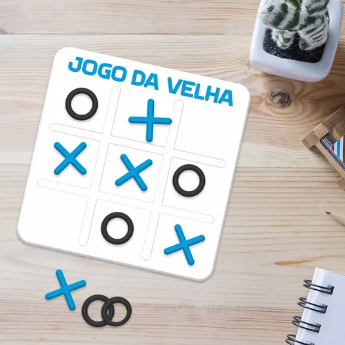 Jogo do Galo ou Jogo da Velha (card 13x10cm)