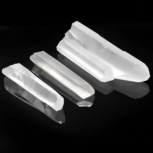 Fragmentos De Cuarzo De Vidrio Transparente De 0.45 Lib...
