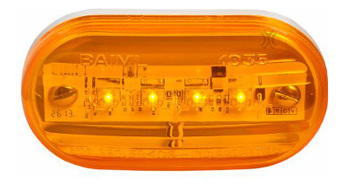 Faro Electronico Bivoltaje 4 Leds Ambar Amarillo Baiml