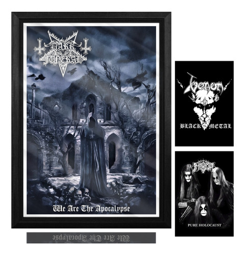 20 Poster De Bandas Black Metal  33x48cm