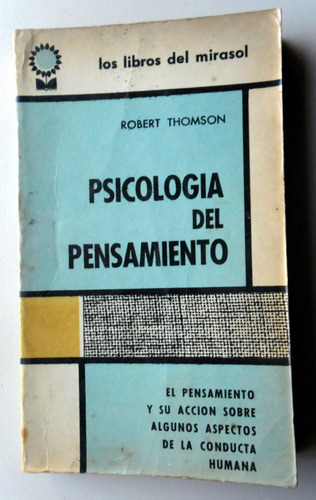 Psicología Del Pensamiento - Robert Thomson - 1964