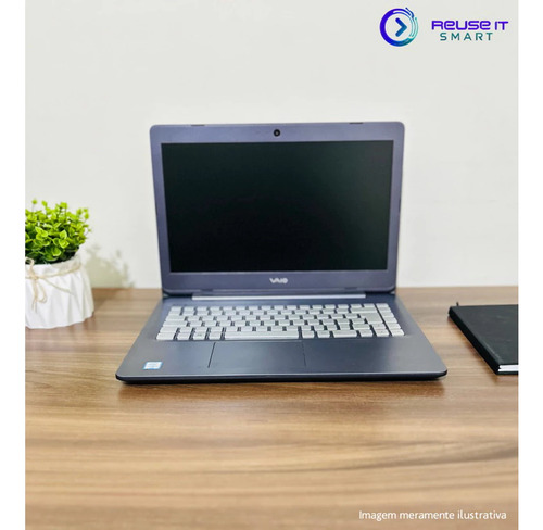 Notebook Vaio 14 - Core I5 - 8a Ger - 8gb Ram - Ssd 240gb Cinza (Usado)