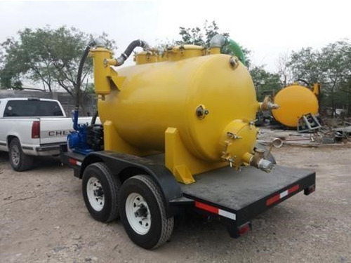 Remolque Con Tanque Séptico Para Desazolve, Cap. 2,500 Lts
