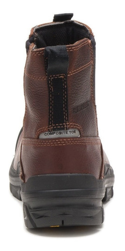 Imagen 4 de 6 de Zapato Caterpillar Throttle Nano Café Casquillo Waterproof