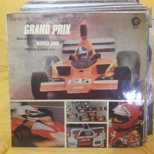 Vinilo Grand Prix Maurice Jarre Bs1