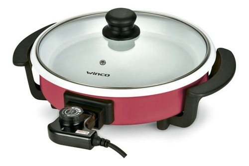 Sarten Electrica Olla Multifuncion Ceramica Winco W53 Grill 