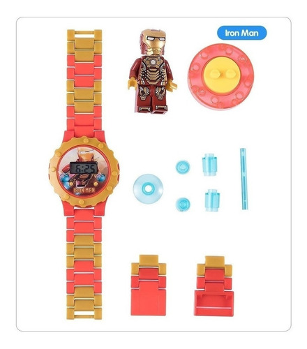 Imagen 1 de 6 de Reloj Niño Pulso Avengers Ironman Envio Inmediato 2021