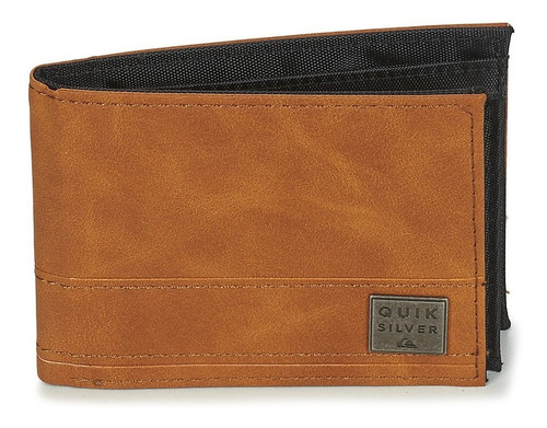 Billetera Quiksilver New Stitchy Marron Claro