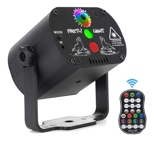 Luces Fiesta Laser Dj Audioritmicas Estroboscopica Proyector