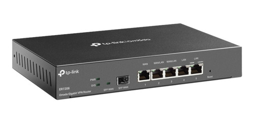 Imagen 2 de 3 de Router TP-Link Omada TL-ER7206 V1 negro 100V/240V