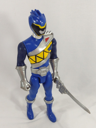 Boneco Power Rangers Dino Charge Ranger Azul 30cm Sunny (Usado)