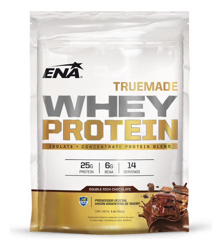 Ena Sport True Made Proteínas Sabor Chocolate En 1lb - 453g