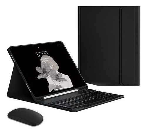 W Funda Tablet+mouse+teclado Para iPad 9.7 6ª 5ª Generación