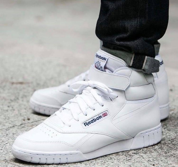 tenis reebok blancos bota para hombre