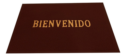 Felpudo Bienvenido Alfombra Entrada 37,5 X 57cm Sheshu Home Color Marrón