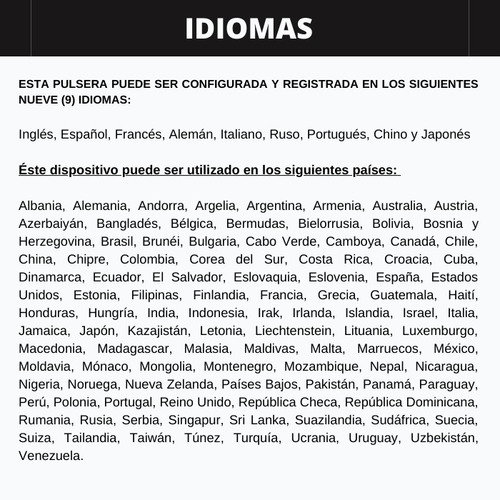 Imagen 6 de 7 de Pulsera De Identificación Para Emergencias Con Código Qr.