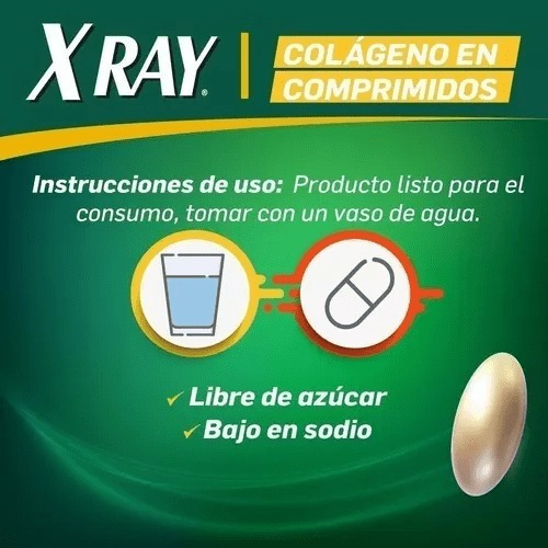 X-ray Colágeno Comp. 60 Un. Sabor Sin Sabor