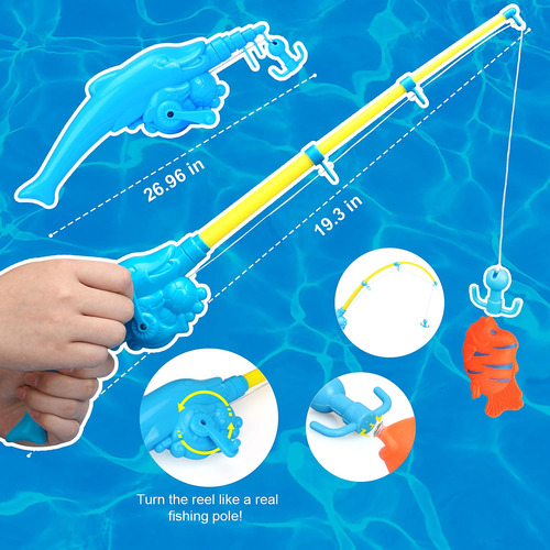 Toy Life - Juego De Pesca Magnético Para 4 Jugadores Para Ni