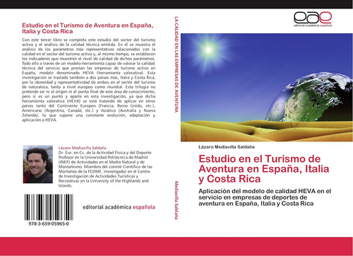 Libro: Estudio Turismo Aventura España, Italia Y