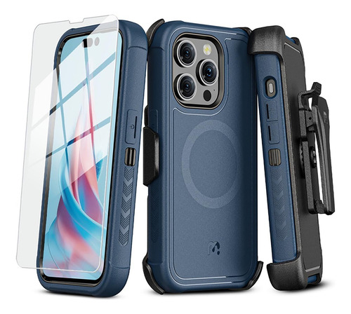 . Funda Mybat Maverick Magsafe Clip Para iPhone 15 Pro -