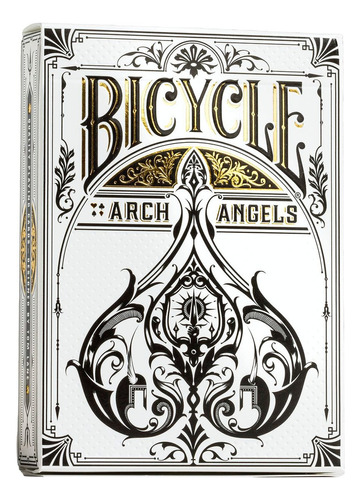 Mazo para bicicleta Archangels Deck Premium Deck con respaldo blanco Idioma inglés