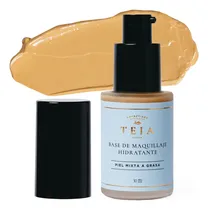 Comprar Base de maquillaje en crema Teia Cosméticos Piel Grasa MAQG TEIA Cosméticos, Maquillaje para piel grasa mixta de ingredientes naturales - 30 gr tono medio bronceado - 30mL 79g