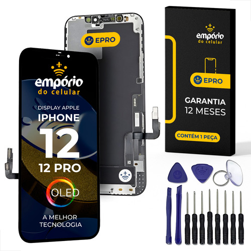 Tela iPhone 12 12 Pro Compatível Display Touch Emporio Pro