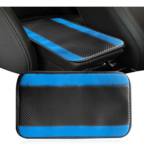 Car Center Console Armrest Pad, 12.6 X7.5 Pu Carbon Fibra L2