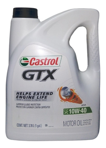 Aceite Castrol Gtx 10w40 - Galón