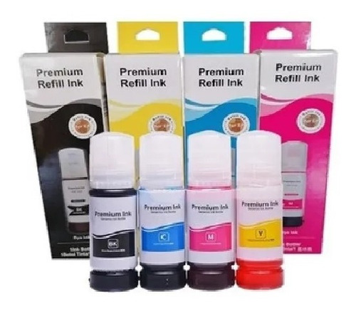 4 Botella Tinta Compatible Con  T544 L1110 L3110 L3150 