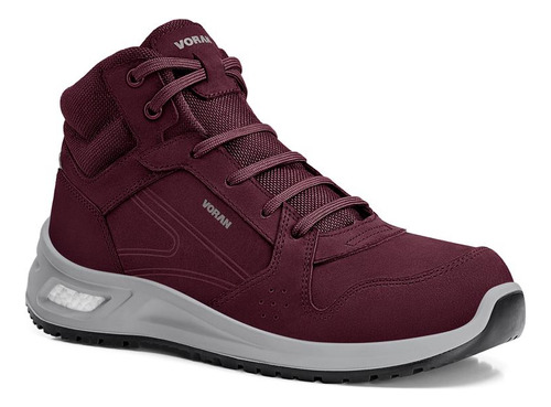 Botin De Seguridad Voran Energy 710 Gris Bordo Voran