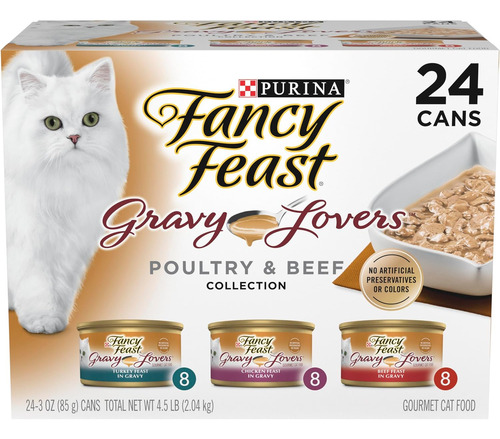 Fancy Feast Paquete De Comida Gourmet Humeda Para Gatos 24 3
