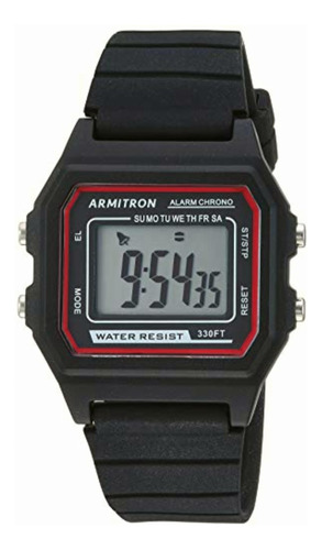 Reloj Armitron Sport Black Collection Para Hombres 36mm