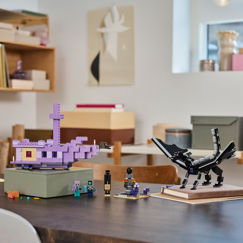 Lego® Minecraft® El Dragón Ender Y El Barco Del End 21264 657 Minecraft