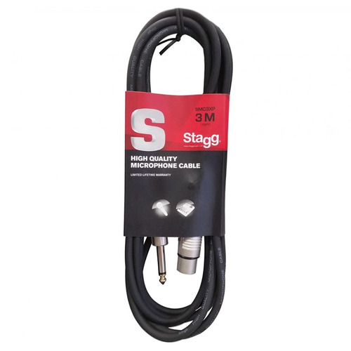 Cable Canon Xlr - Plug Stagg Standard 3 Metros Smc3xp Cuo