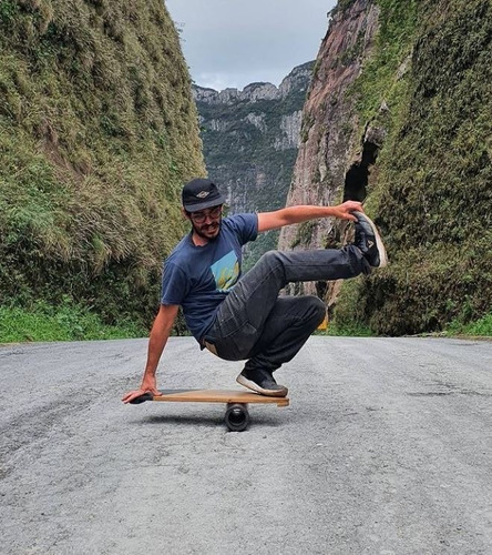 Balance Board Black Surf Com Travas