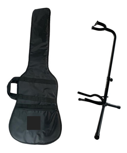 Funda Y Base Para Guitarra Electrica Paquete Basico +