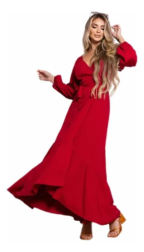 Vestido madrinha hotsell marsala inverno