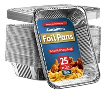 Comprar Paquete De 25 Sartenes De Aluminio Desechables De 9 X 13 Pul