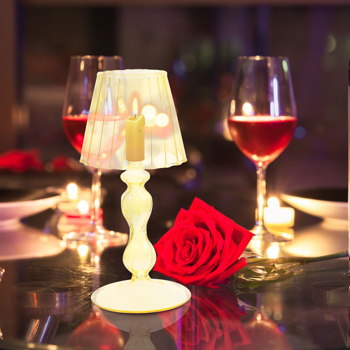 Lámpara De Mesa Creativa Con Forma De Candelabro, Forma De E