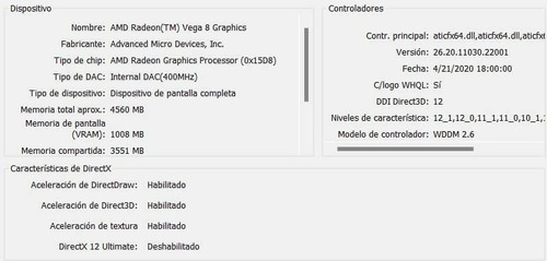 Laptop Huawei Matebookd15 Ryzen 5 8ram 1tb Hdd 256ssd Win11 (Usado)