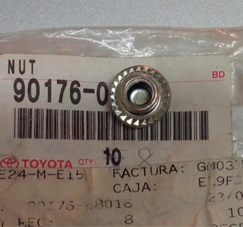 Tuerca Limpia Parabrisas Toyota Fortuner Fjcruiser Corolla